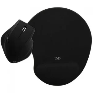 PACK ERGONOMIQUE SOURIS ET TAPIS DE SOURIS NOIR TNB