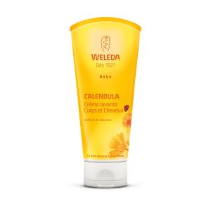 WELEDA – SHAMPOING ET CREME LAVANTE CORPS ET CHEVEUX BEBE 200ml
