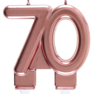 BOUGIE ROSE GOLD 70ANS