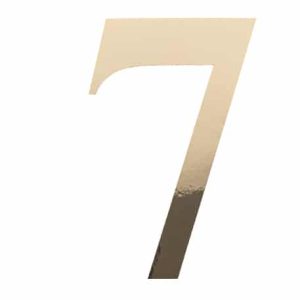 Stickers « 7 » Or