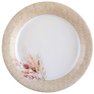 Assiette Bohème Romance – Lot de 10