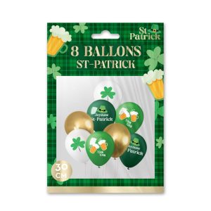 6 BALLONS SAINT PATRICK