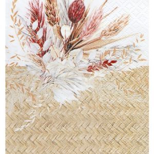 Serviette Bohème Romance – Lot de 20