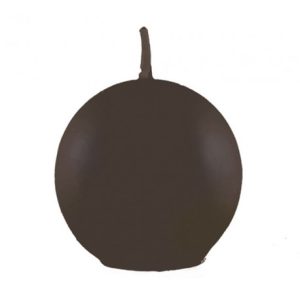 BOUGIE BOULE 6CM CHOCOLAT