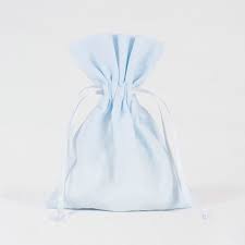 Pochon en Tissu Bleu – Lot de 10